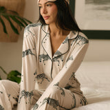 Winter Cloud Jersey PJ Set in Animalia