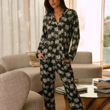 Winter Cloud Jersey PJ Set in Blossom