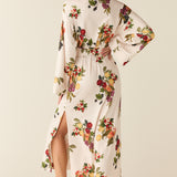 Kaia Cloud Jersey Kimono Robe in Harvest