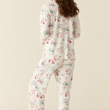 Winter Cloud Jersey PJ Set in Jet Set
