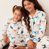 Alex Cloud Jersey Tween PJ Set in Aprés Pups