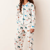 Alex Cloud Jersey Tween PJ Set in Aprés Pups