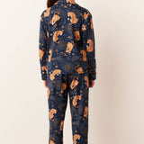 Alex Cloud Jersey Tween PJ Set in Cosmic Jungle