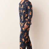 Noah Cloud Jersey PJ Set in Cosmic Jungle