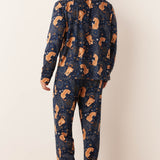 Noah Cloud Jersey PJ Set in Cosmic Jungle