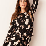 Shari Cloud Jersey PJ Set in Zodiac