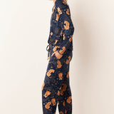 Shari Cloud Jersey PJ Set in Cosmic Jungle