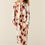 Alex Cloud Jersey Tween PJ Set in Roses Are Red