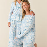 Shari Cloud Jersey PJ Set in Winter Bows