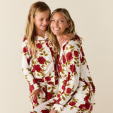 Alex Cloud Jersey Tween PJ Set in Roses Are Red