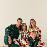 Alex Cloud Jersey Tween PJ Set in Roses Are Red