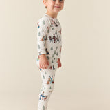 Hunter Cloud Jersey Kids Set in Winter Break Pups