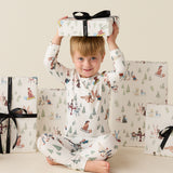 Hunter Cloud Jersey Kids Set in Winter Break Pups