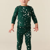 Hunter Cloud Jersey Kids Set in Green Stars
