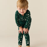 Hunter Cloud Jersey Kids Set in Green Stars