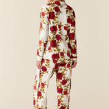 Winter Cloud Jersey PJ Set in Roses Are Red