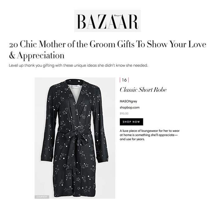 HARPERS BAZAAR | 20 Chic Mother of the Groom Gifts To Show Your Love & Appreciation