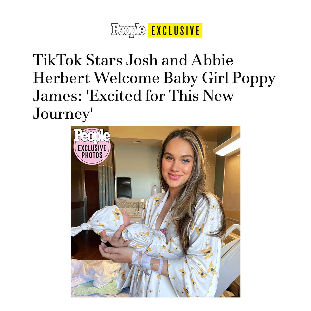 PEOPLE EXCLUSIVE TikTok stars john and abbie herbert baby gi