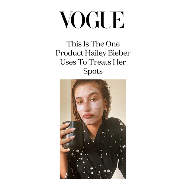VOUGE | This Is The One Product Hailey Bieber Uses To Treats Her Spots