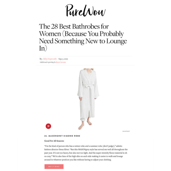 PUREWOW | The 28 Best Bathrobes for Women (Because You Probably Need Something New to Lounge In)