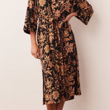 Vera Midi Robe | Damask