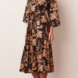 Vera Midi Robe | Damask