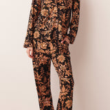 Winter Cloud Jersey PJ Set in Damask