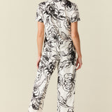 Alyssa Cloud Jersey PJ Set in Illustré