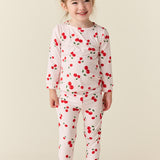 Hunter Cloud Jersey Kids Set in Very Cherry