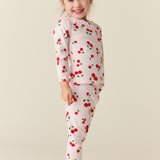 Hunter Cloud Jersey Kids Set in Very Cherry