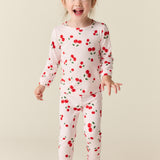 Hunter Cloud Jersey Kids Set in Very Cherry