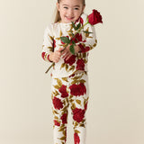 Hunter Cloud Jersey Kids Set in Roses Are Red