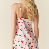 Jenna Cloud Jersey PJ Set in Very Cherry