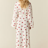 Kaia Cloud Jersey Kimono Robe in Bisou