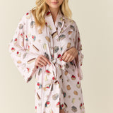 Kaia Cloud Jersey Kimono Robe in Sweet Dreams