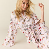 Kaia Cloud Jersey Kimono Robe in Sweet Dreams