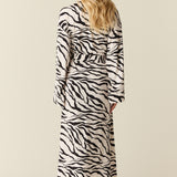 Kaia Cloud Jersey Kimono Robe in Serengeti