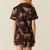 Maren Cloud Jersey PJ Set in Savanna