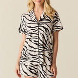 Maren Cloud Jersey PJ Set in Serengeti
