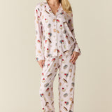 Winter Cloud Jersey PJ Set in Sweet Dreams