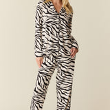 Winter Cloud Jersey PJ Set in Serengeti