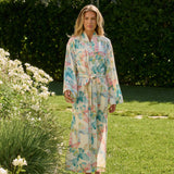 Kaia Cloud Jersey Kimono Robe in Butterfly Bloom