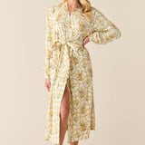 Della Banded Midi Robe | Fleur