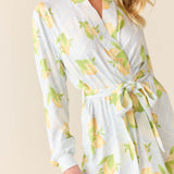 Della Banded Midi Robe | Lemon Spritz