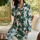 Winter PJ Set | Emerald Floral