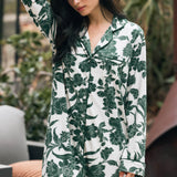 Kara Boyfriend Shirt | Emerald Floral