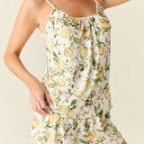 Esme Cloud Jersey PJ Set in Lemon Verbena