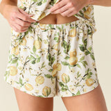 Esme Cloud Jersey PJ Set in Lemon Verbena