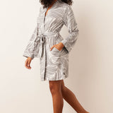 Meadow Classic Short Robe | Whisper