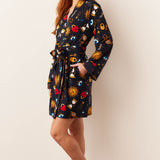 Meadow Classic Short Robe | Mystic